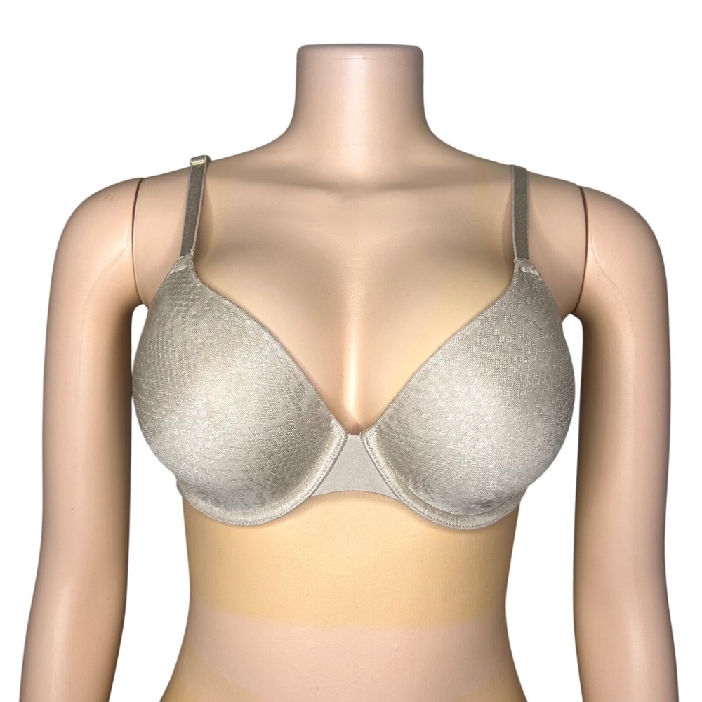 Natori Conform Full Fit Memory Contour Convertible Underwire Bra Size 32D Beige